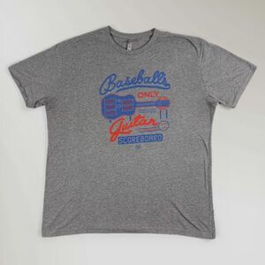 Nashville Sounds Baseball T-Shirt Gray Project 615 Guitar Scoreboard Sz 3XL